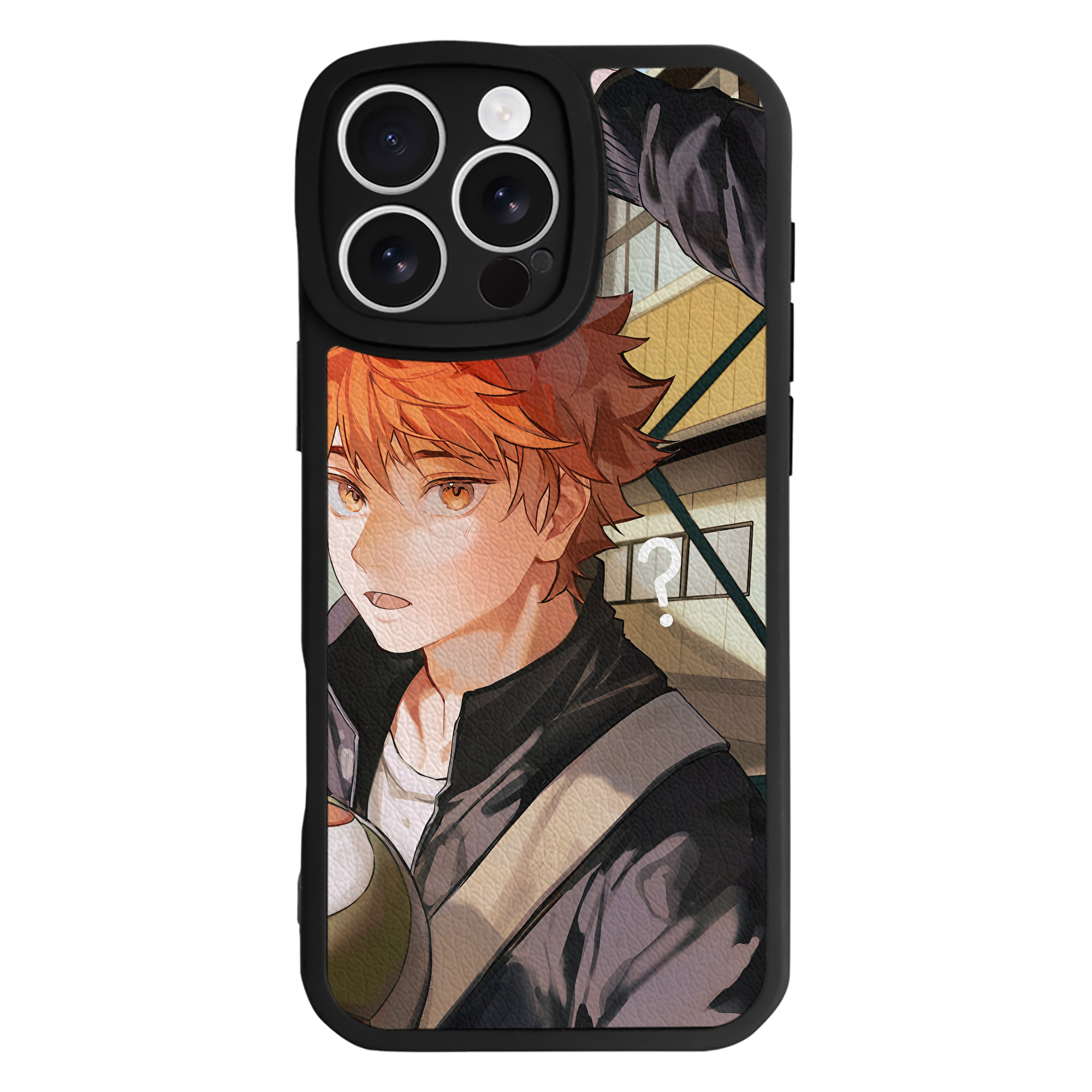 （画像用） ハイキュー!! Haikyu!! 【iPhone 16シリーズ対応】シリコンスマホケース（レザー調） 材質：シリコン